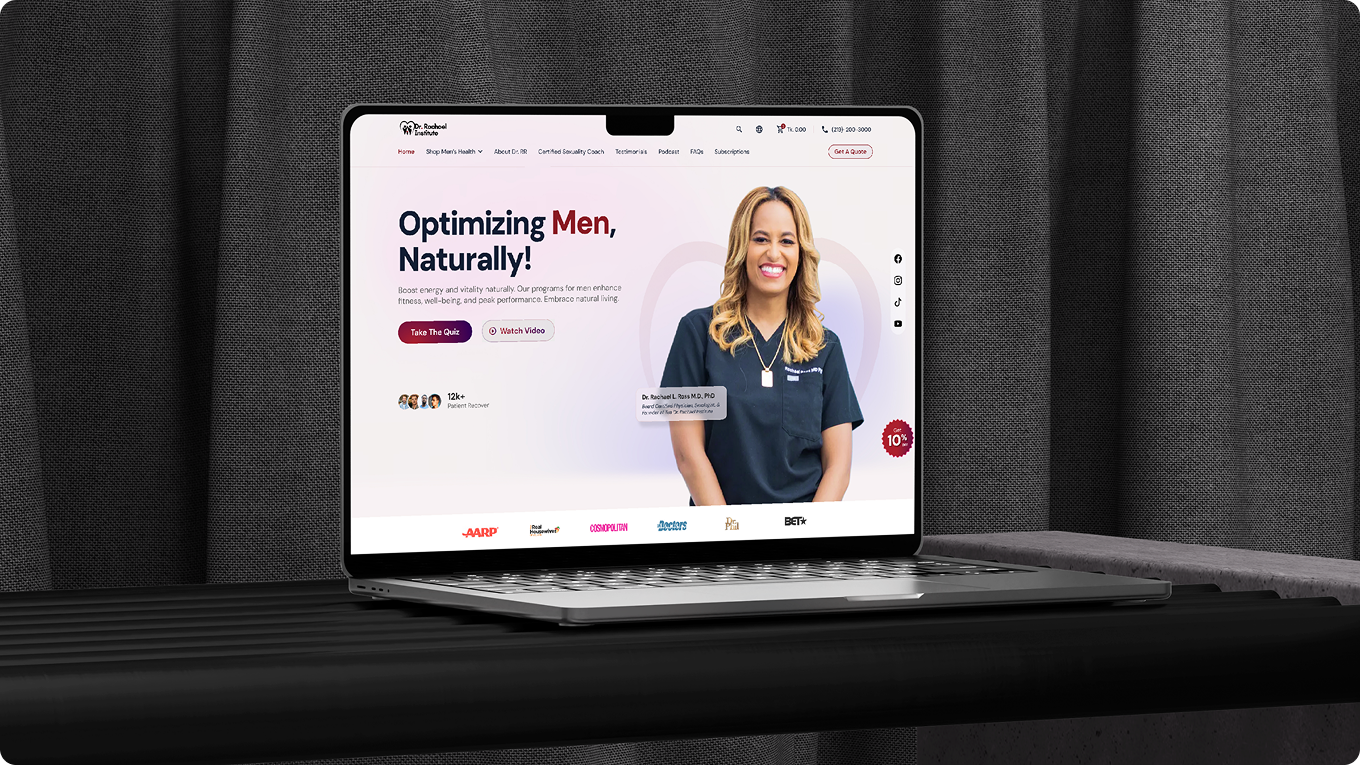Dr. Rachael Institute Website Redesign