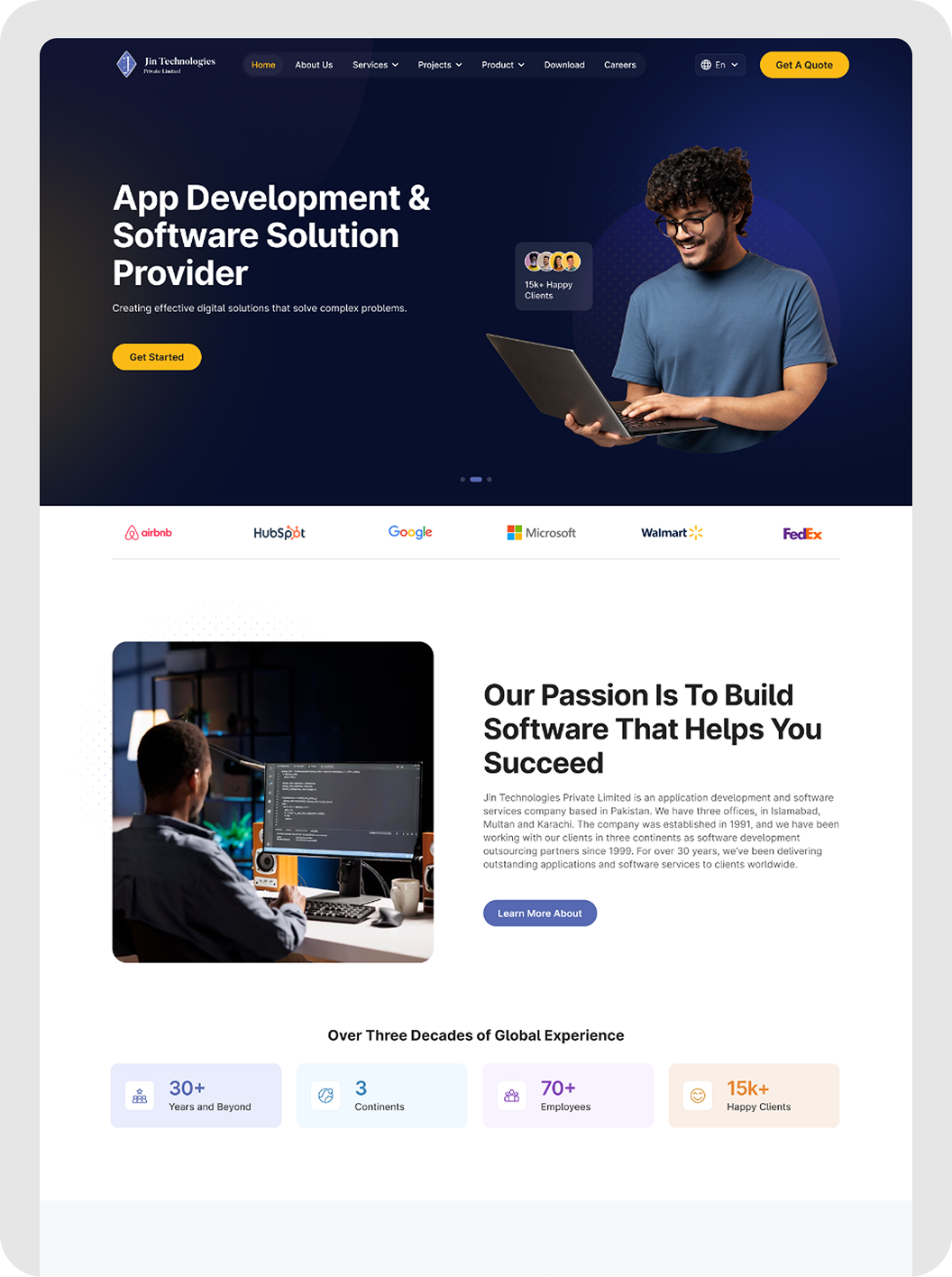 Jin Technologies_Website Redesign