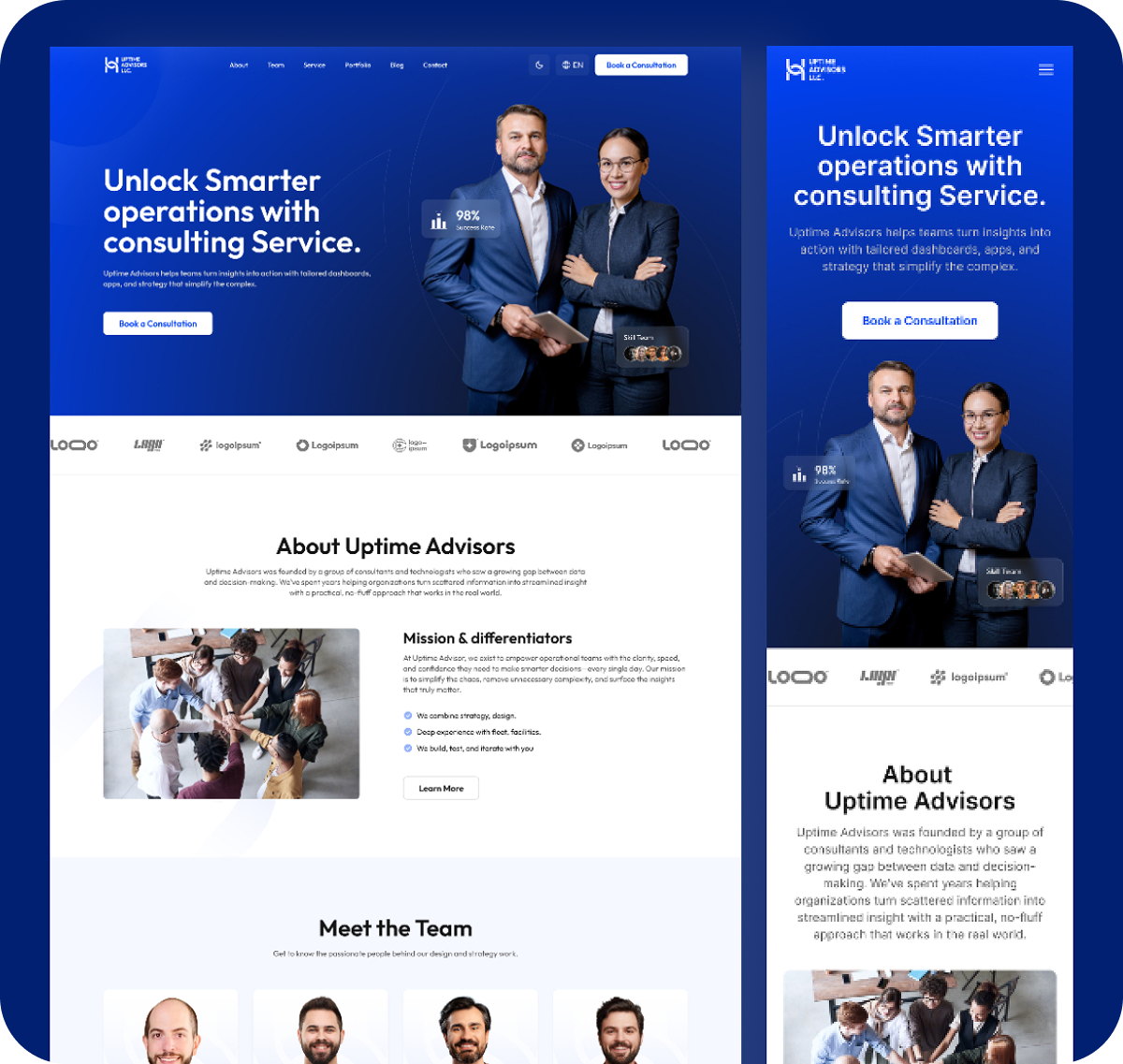 Uptime Advisors LLC Website