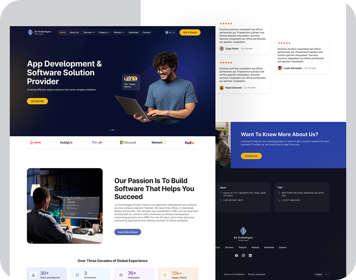 Jin Technologies_Website Redesign